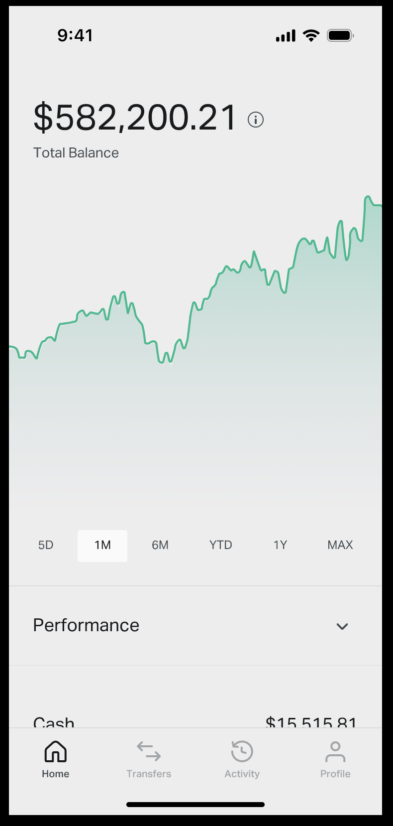preview of updated mobile app